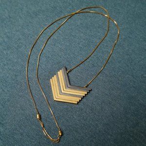 Madewell Mixed Metal Arrowstack Necklace